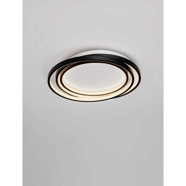 Sufitowa lampa TELVIRA LE45501 LED 27W 3000K do sypialni czarny