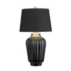 Lampa stołowa QN-BEXLEY-TL-BKPN na biurko nikiel czarna