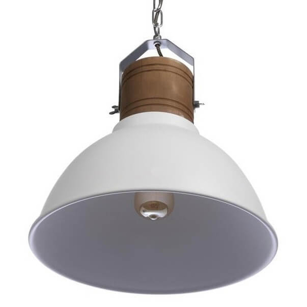Lampa wisząca na łańcuchu Duncan AZ1582 Azzardo do salonu biała