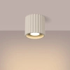 Sufitowa lampa ryflowana AURA SL.1789 tubka metalowa beżowa