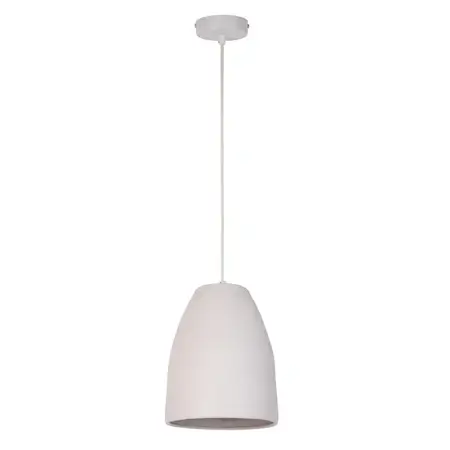 Kopułowa lampa wisząca Nora 41371 ceramika do sypialni beżowa