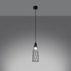 Lampa wisząca do gabinetu Suba SL.1165 druciana siatka czarna