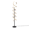 Lampa podłogowa spirala SEQUENCE 441810208 Trio LED 32W zmiana barwy ściemnialna złota