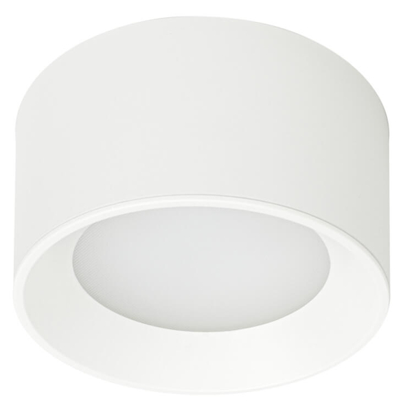 Natynkowa lampa sufitowa Sirius WG-604A/WK-WW/MULTI Italux LED 8W 3000-4000K IP44 biała