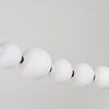 Wisząca lampa kulista PERLA czarna biała AZ6896 15xLED 26W 3000K