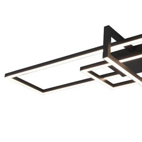 Ściemnialna lampa sufitowa ZENITRA DL332620310 LED 34W 3000K czarna