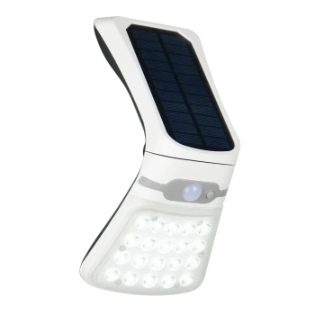Elewacyjna lampa solarna  DIADEMA R23146101 LED 3,5W 4000K IP44 biały szary