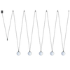 Lampa wisząca designerska kule Sling 10355 Nowodvorski nad stół czarna biała