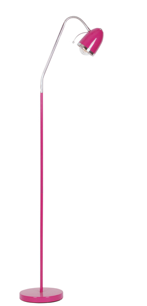 Różowa lampa podłogowa Kajtek K-MT-201 do pokoju dziecięcego