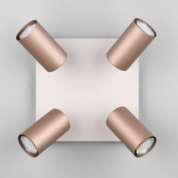 Regulowany plafon MARLEY 802430465 Trio metalowy tubki brązowy