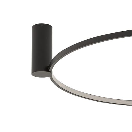 Lampa pierścieniowa ścienna Circolo 10815 Nowodvorski LED 21W 3000K czarna