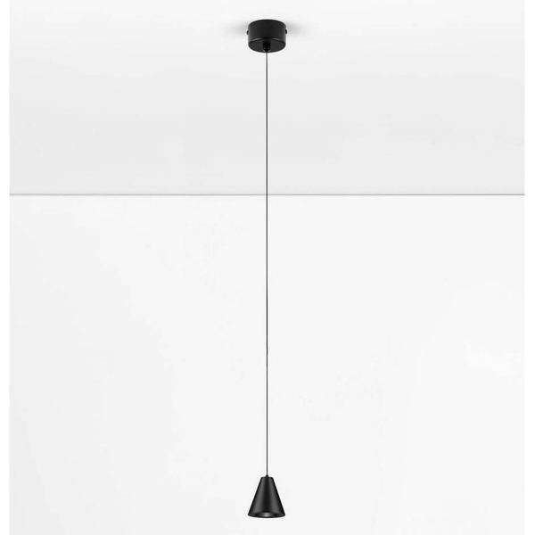 Wisząca lampa stożek ACHOCALLA LE44759 LED 5W 3000K nad stół czarny