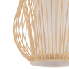 Lampa wisząca Puket 11160 pleciona lampion krata japandi bambusowa biała