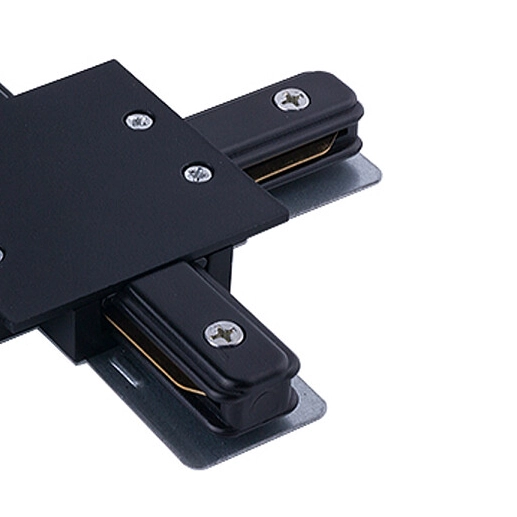 Krzyżowy X-ŁĄCZNIK Profile 8837 Nowodvorski szynoprzewodu do 1-fazowej szyny podtynkowej 230V czarny