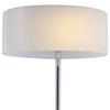 Biurkowa LAMPKA stojąca DRS8006/1D 8C Elem nocna LAMPA loftowa metalowa chrom biała