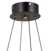 Jadalniana lampa wisząca Alani PND-34375-4-BK LED 96W 3000K czarny złoty
