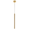 Lampa wisząca do jadalni Golden Pipe DN916 Step sopel tuba złota