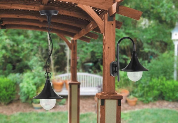 Zewnętrzna LAMPA wisząca KONSTANZ 8246 Rabalux metalowa OPRAWA zwis ogrodowy outdoor IP44 czarny