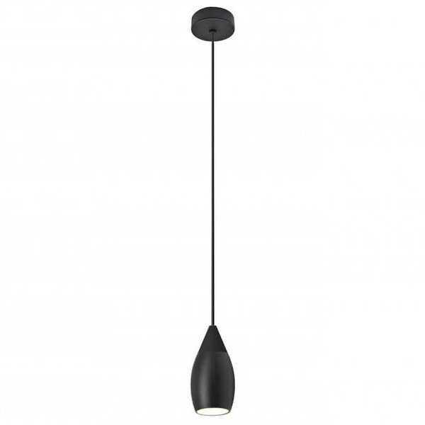 Zwieszana lampa owal TENTOR AZ3098+AZ3088 Azzardo LED 7W 3000K czarny