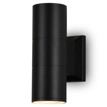 Zewnętrzna lampa Bowery O574WL-02B IP54 natynkowa czarna