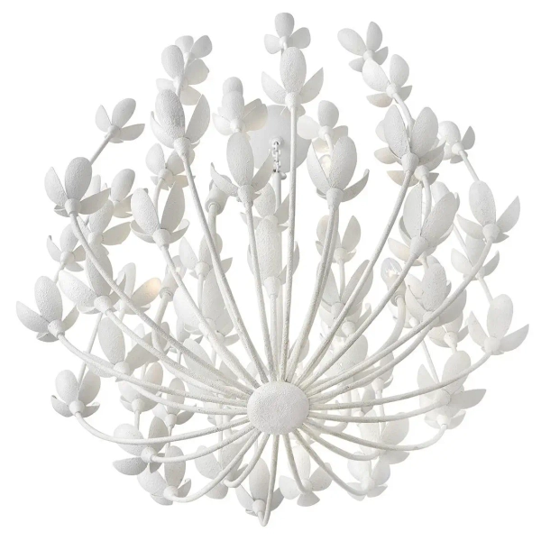 Lampa wisząca do sypialni Flora QN-FLORA6-WHT dekoracyjna kwiaty biały