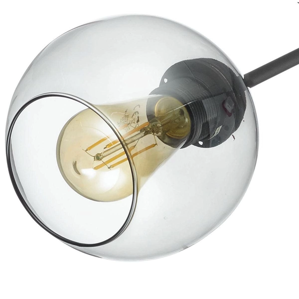 Molekułowa lampa sufitowa loft Fairy 4372 TK Lighting szklany czarny