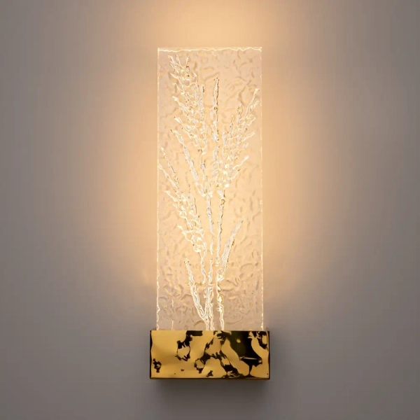 Lampa naścienna glamour Ornate MOD318WL-L3BS3K LED 2W 3000K mosiądz