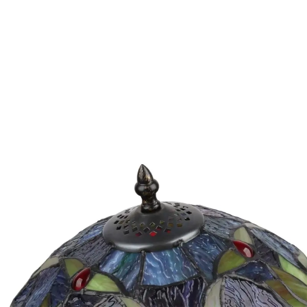 Witrażowa lampa stołowa Capolavoro ABR-LS-CAPO1 szklana kolorowa