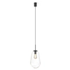 Przezroczysta lampa wisząca Pear 7798 szklana łezka do pokoju