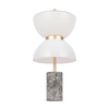 Nocna lampa salonowa Kyoto MOD178TL-L11GR3K LED 11W 3000K złota biała szara