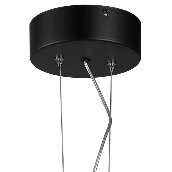 Lampa zwisowa Acirculo ST-10453P/D740A black Step LED 100W 3000K pierścień czarny