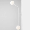 Modernistyczny kinkiet PURE 1064D_2 Aldex szklane kule balls białe
