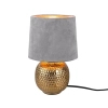 Stolikowa lampa SOPHIA R50821011 szara złota ceramiczna 1xE14 26cm