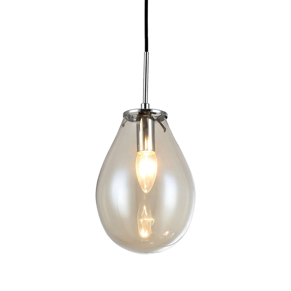 LAMPA wisząca FONDI LP-1214/3P Light Prestige szklana OPRAWA kaskada zwis przezroczysty