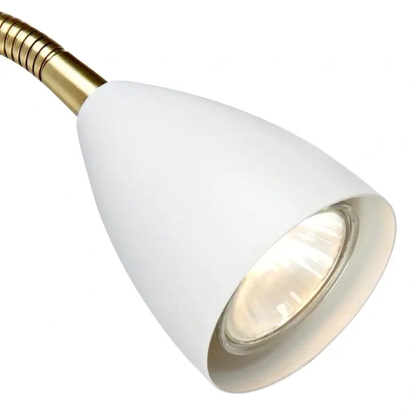 Kinkiet LAMPA ścienna CIRO 106588 Markslojd metalowa OPRAWA regulowany reflektorek na peszlu biały