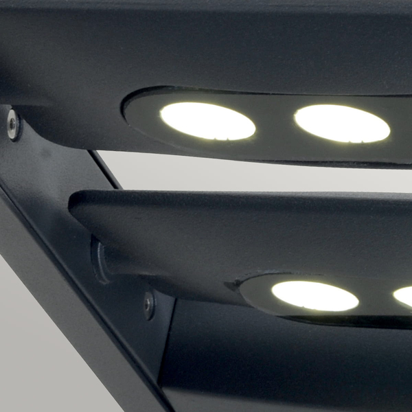 Kinkiet zewnętrzny SIGMUND-6W Elstead LED 18W do ogrodu grafit