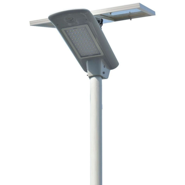 Solarna lampa uliczna INB-G02-30W+FA1M+SO4M Greenie LED 30W 3000-6500K czujnik szary