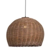 Bambusowa lampa wisząca 22172 okrągła naturalny brązowy
