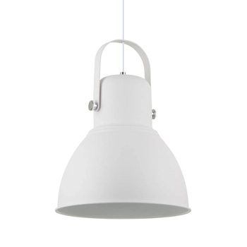 Wisząca Lampa loftowa Kairos A8015-SWH nad wyspę metal kopuła biały