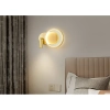 Lampa ścienna Elyptica CGELYPTICA18 LED 10W 3000K tubka ring złoty