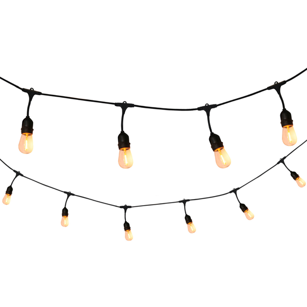 Zewnętrzny łańcuch dekoracyjny girlanda LED 6W 2200K 6,2m IP44 ciepła