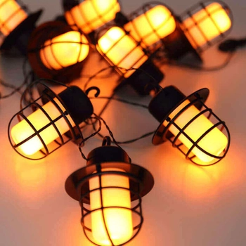 Zewnętrzny łańcuch świetlny 33059F-10 Globo LED 10W girlanda IP44 czarna