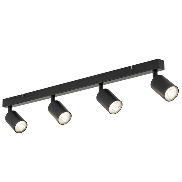 Lampa natynkowa do kuchni Top 6177 regulowana tuby metalowa czarna