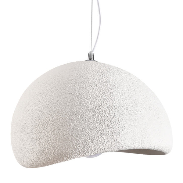 Regulowana lampa do salonu Stone DN426-600 wiszący kamień metalowy biały outlet