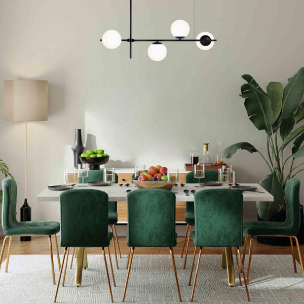 Nowoczesna lampa wisząca VUELTA K-4736 molekularny zwis czarny