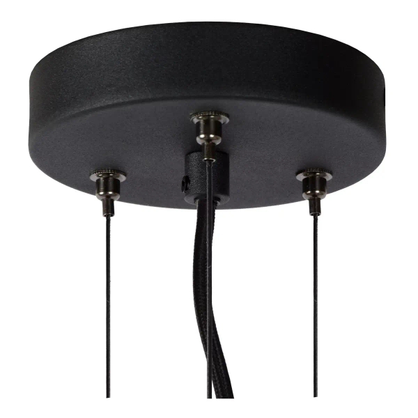 Loftowa lampa wisząca OLIVIA 45401/40/65 Lucide przydymiony czarny