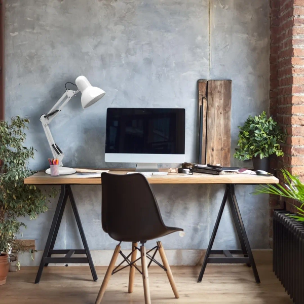 Regulowana biurkowa lampa NEXA BLACK ML1638 metalowa czarna