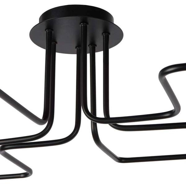 Lampa sufitowa LESTER 21112/06/30 industrialna bulbs pająk loft czarny