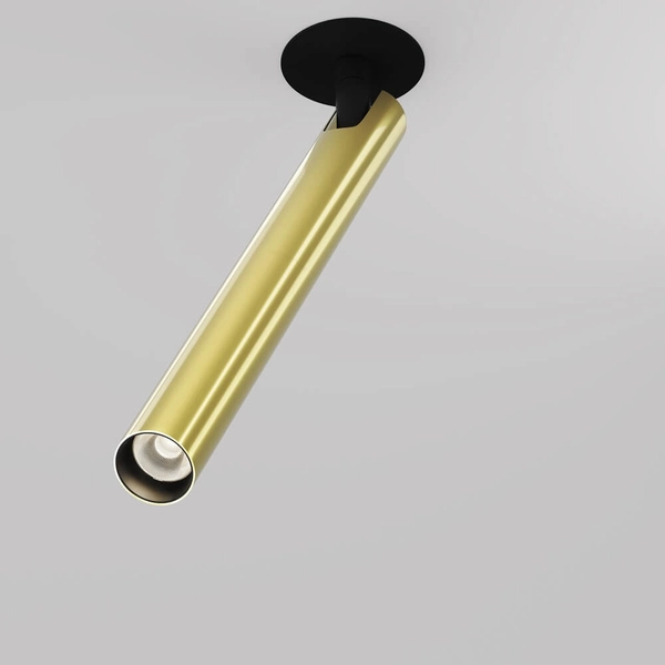 Metalowa lampa wpuszczana Focus C141RS-L300-6W3K-BBS LED 6W 3000K mosiądz