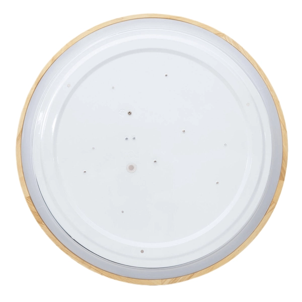 Plafon okrągły na korytarz Vero ABR-PODV LED 24W 3000K drewniany złoty